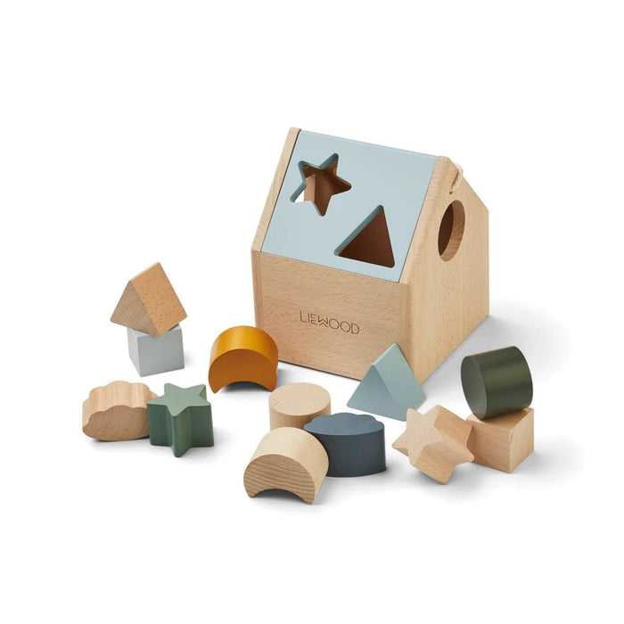 Ludwig Puzzle Haus, Motorikwürfel - pilzessono.shop - zauberhafte Kinderdinge