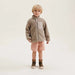 Madison Leinen Shorts in whale blue - pilzessono.shop - zauberhafte Kinderdinge