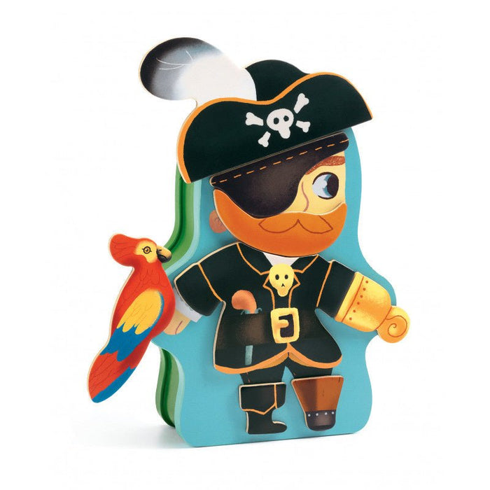 Magnetspiel mit Indianer und Piraten von Djeco - pilzessono.shop