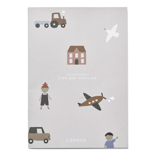 Malbuch Kinder und Fahrzeuge ODELL Colouring book von Liewood - pilzessono.shop - zauberhafte Kinderdinge