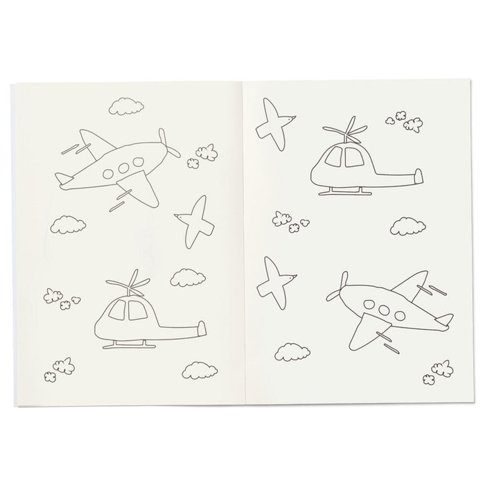 Malbuch Kinder und Fahrzeuge ODELL Colouring book von Liewood - pilzessono.shop - zauberhafte Kinderdinge