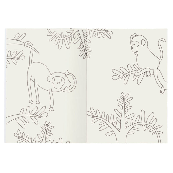 Malbuch Meerestiere & Safaritiere ODELL Colouring book von Liewood - pilzessono.shop - zauberhafte Kinderdinge