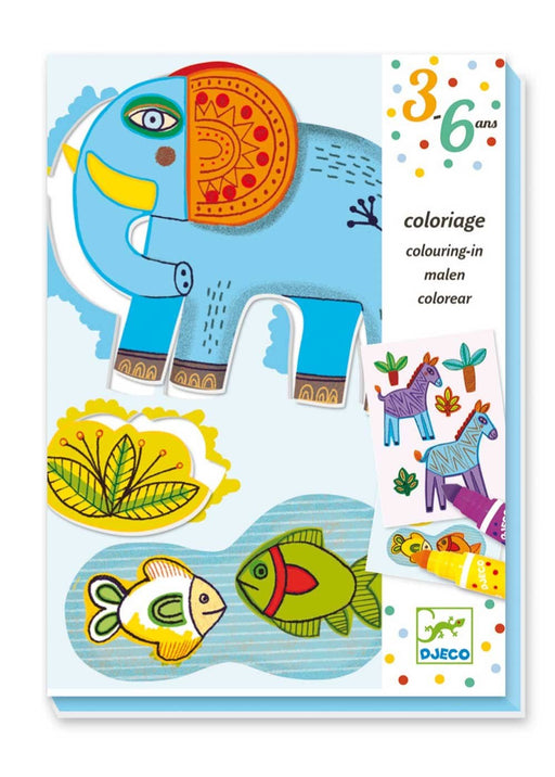 Malset Tierisches von Djeco - pilzessono.shop - zauberhafte Kinderdinge