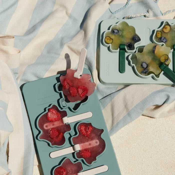 Manfred Ice Pops / Eisformen in dino / peppermint multi mix - pilzessono.shop - zauberhafte Kinderdinge