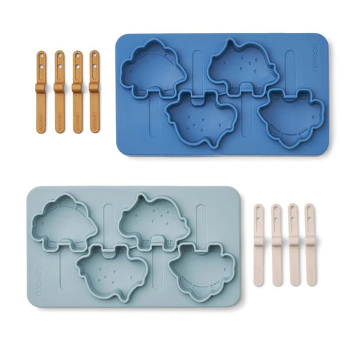 Manfred Ice Pops / Eisformen in dino / riverside multi mix - pilzessono.shop - zauberhafte Kinderdinge