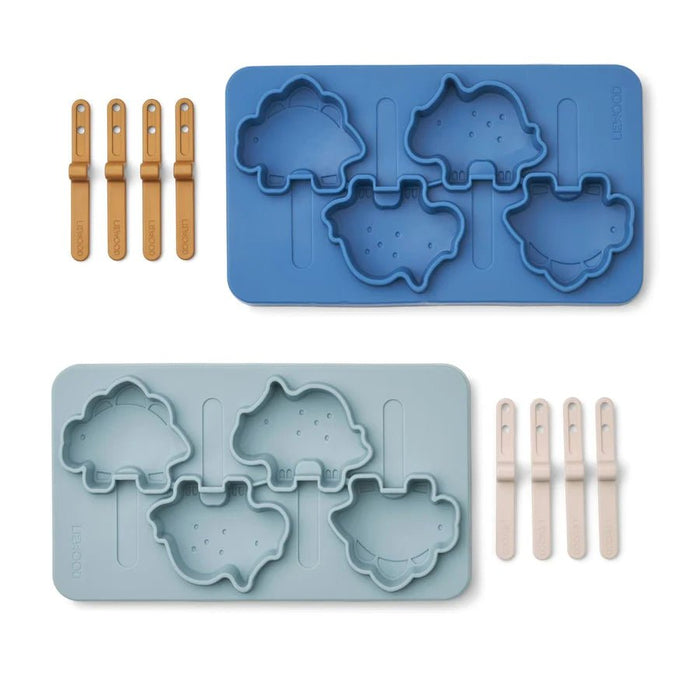 Manfred Ice Pops / Eisformen in dino / riverside multi mix - pilzessono.shop - zauberhafte Kinderdinge