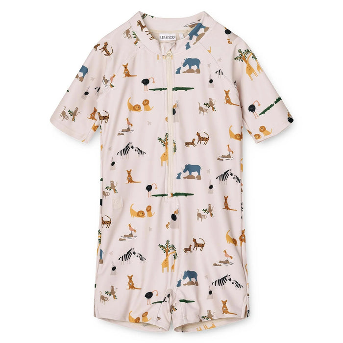 Max Swim Jumpsuit in safari sandy mix - pilzessono.shop - zauberhafte Kinderdinge