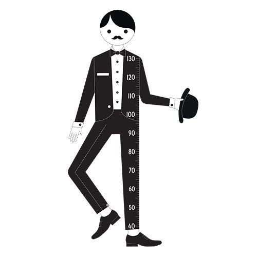 Measureman Messlatte Wandsticker - pilzessono.shop - zauberhafte Kinderdinge
