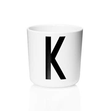 Melamin Becher Buchstabe K - pilzessono.shop - zauberhafte Kinderdinge