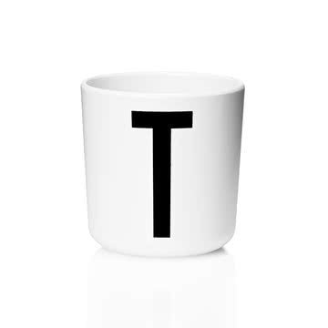 Melamin Becher Buchstabe T - pilzessono.shop - zauberhafte Kinderdinge
