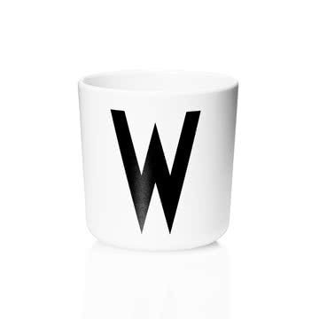 Melamin Becher Buchstabe W - pilzessono.shop - zauberhafte Kinderdinge
