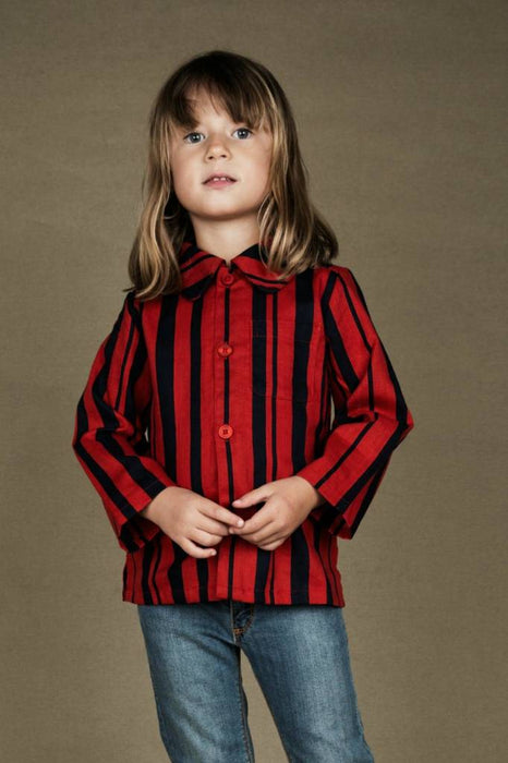 Mini Rodini odd stripe woven shirt - pilzessono.shop - zauberhafte Kinderdinge