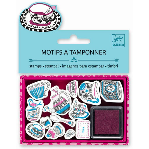 Mini Stempelset Teezeit - pilzessono.shop - zauberhafte Kinderdinge