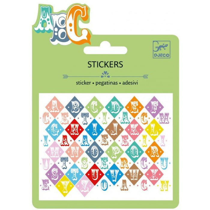 ⋙ Mini Sticker | Western Buchstaben von Djeco ♥ - pilzessono.shop - zauberhafte Kinderdinge