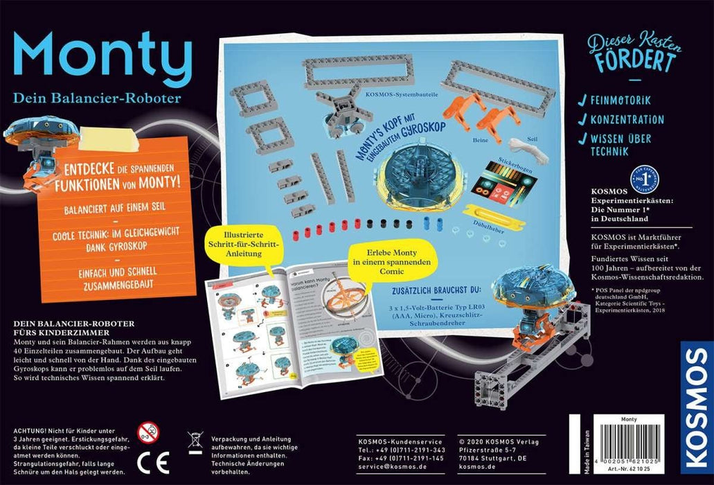 Monty Dein Balancier-Roboter - pilzessono.shop - zauberhafte Kinderdinge