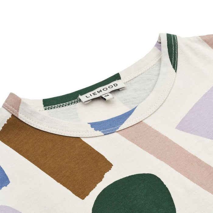 Moseby printed Kleid in paint stroke / Sandy - pilzessono.shop - zauberhafte Kinderdinge