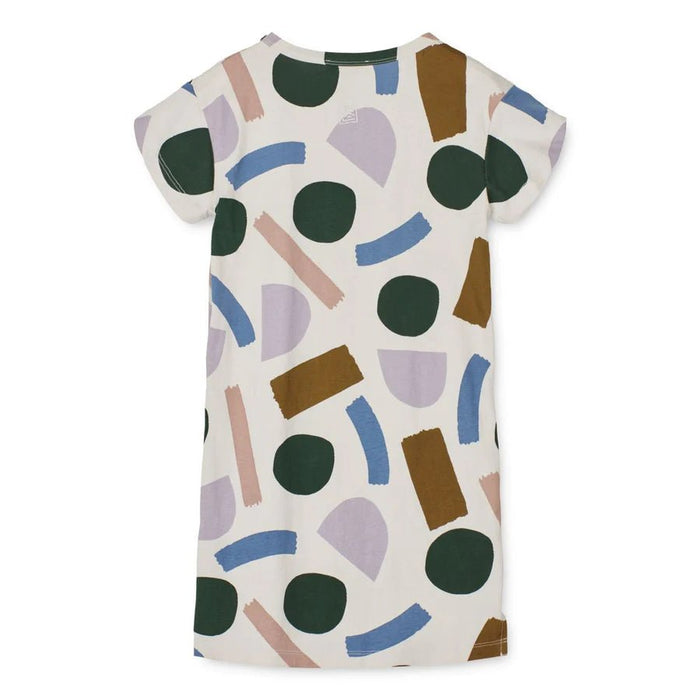 Moseby printed Kleid in paint stroke / Sandy - pilzessono.shop - zauberhafte Kinderdinge