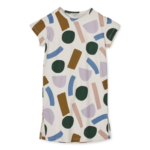 Moseby printed Kleid in paint stroke / Sandy - pilzessono.shop - zauberhafte Kinderdinge