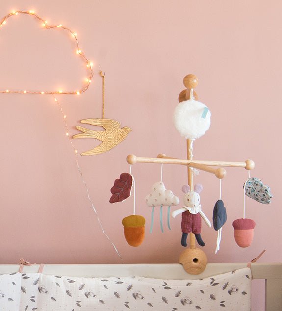 Musik-Mobile Après la pluie von Moulin Roty - pilzessono.shop - zauberhafte Kinderdinge