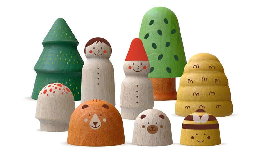 My wooden world Forest - pilzessono.shop - zauberhafte Kinderdinge