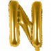 N Folienballon gold Buchstabe - pilzessono.shop - zauberhafte Kinderdinge