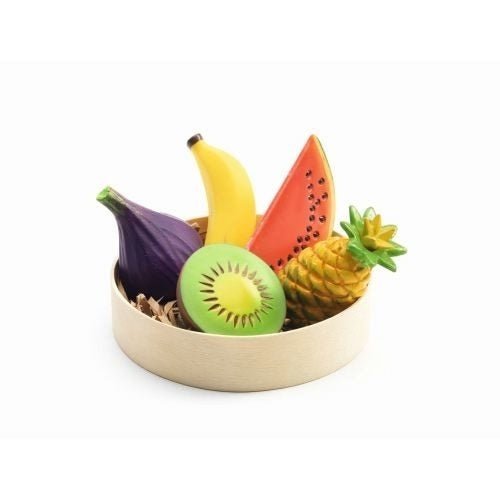 Obstset Exotische Früchte von Djeco - pilzessono.shop - zauberhafte Kinderdinge