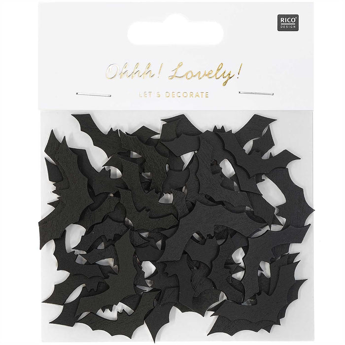 ⋙ Ohhh! Lovely! Holzstreu Fledermäuse von Rico Design ♡ - pilzessono.shop - zauberhafte Kinderdinge