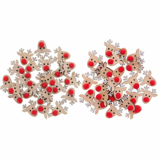 ⋙ Ohhh! Lovely! Holzstreu Rentier von Rico Design ♡ - pilzessono.shop - zauberhafte Kinderdinge