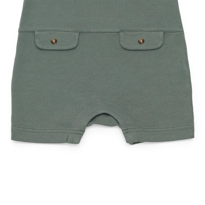 Olke Playsuit in Agave Green - pilzessono.shop - zauberhafte Kinderdinge