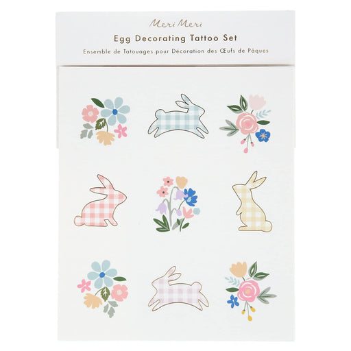 Osterei Tattoo | Egg decoration set | Hasen von Meri Meri - pilzessono.shop - zauberhafte Kinderdinge