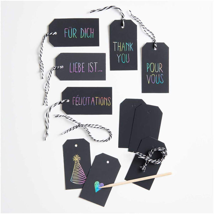 ⋙ Paper Poetry Kratzpapier Anhänger | von Rico Design ♡ - pilzessono.shop