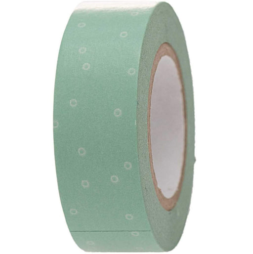 ⋙ Paper Poetry Tape Punkt | mint-weiß von Rico Design ♡ - pilzessono.shop