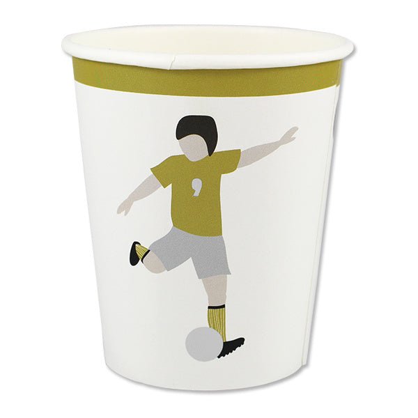 Pappbecher Fußball - pilzessono.shop - zauberhafte Kinderdinge