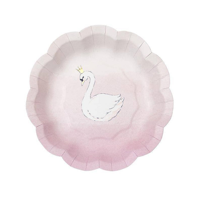 Pappteller Schwan von Talking Tables bei Pilzessin - pilzessono.shop