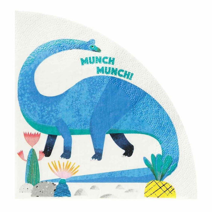 Party Dinosaur Brachiosaurus Shaped Napkins von Talking Tables - pilzessono.shop - zauberhafte Kinderdinge