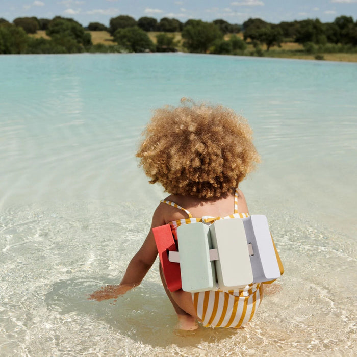 Payton Schwimmweste / Schwimmgürtel in apple red multi mix - pilzessono.shop - zauberhafte Kinderdinge