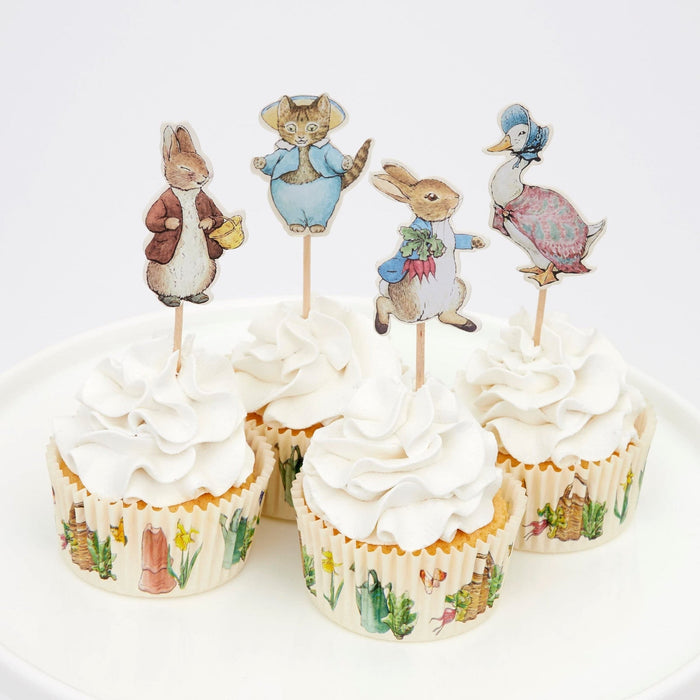 Peter Rabbit & Friends Cupcake-Set von Meri Meri ♡ - pilzessono.shop - zauberhafte Kinderdinge