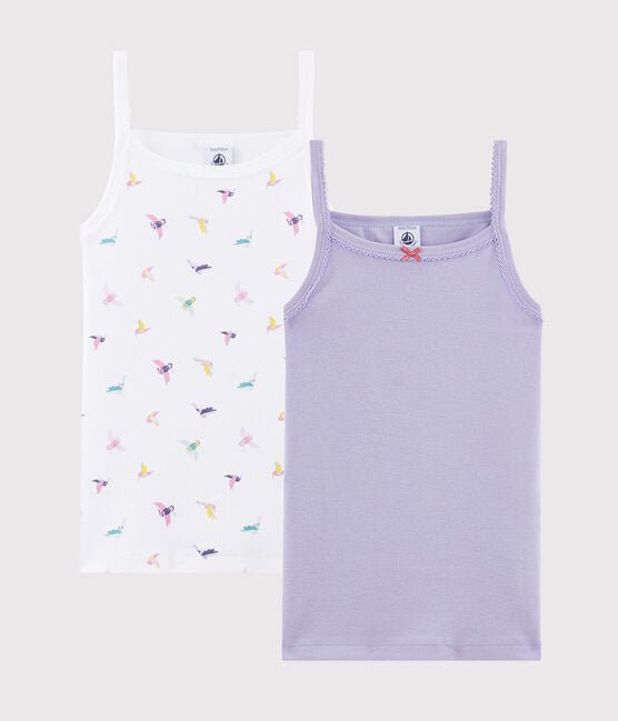 Petit Bateau 2er - Set Unterhemdchen - pilzessono.shop - zauberhafte Kinderdinge