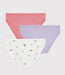Petit Bateau 3er - Set Höschen - pilzessono.shop - zauberhafte Kinderdinge