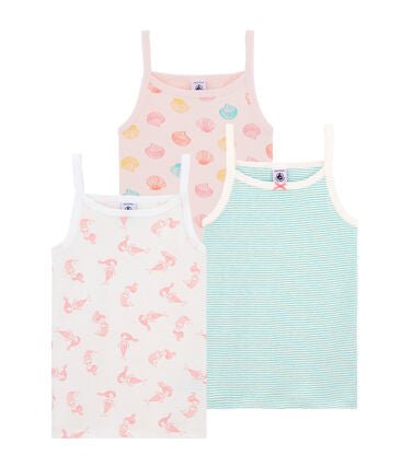 Petit Bateau 3er - Set Unterhemdchen - pilzessono.shop - zauberhafte Kinderdinge