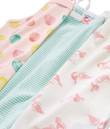 Petit Bateau 3er - Set Unterhemdchen - pilzessono.shop - zauberhafte Kinderdinge