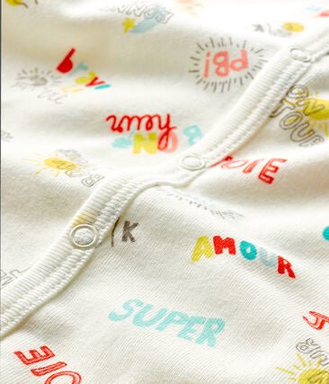 Petit Bateau Baby - Kurzoverall aus Rippstrick - pilzessono.shop - zauberhafte Kinderdinge