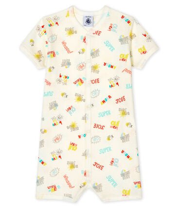 Petit Bateau Baby - Kurzoverall aus Rippstrick - pilzessono.shop - zauberhafte Kinderdinge