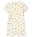 Petit Bateau Baby - Kurzoverall aus Rippstrick - pilzessono.shop - zauberhafte Kinderdinge