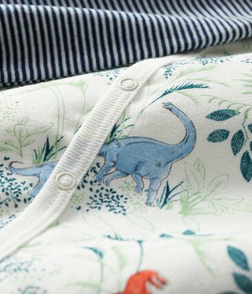 Petit Bateau Duo Baby - Kurzoveralls für Jungen aus Rippstrick - pilzessono.shop - zauberhafte Kinderdinge