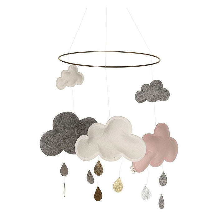 Pinkes Wolkenmobile „Pinkberry“ - pilzessono.shop - zauberhafte Kinderdinge