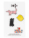 Pins Pack x4 - pilzessono.shop - zauberhafte Kinderdinge