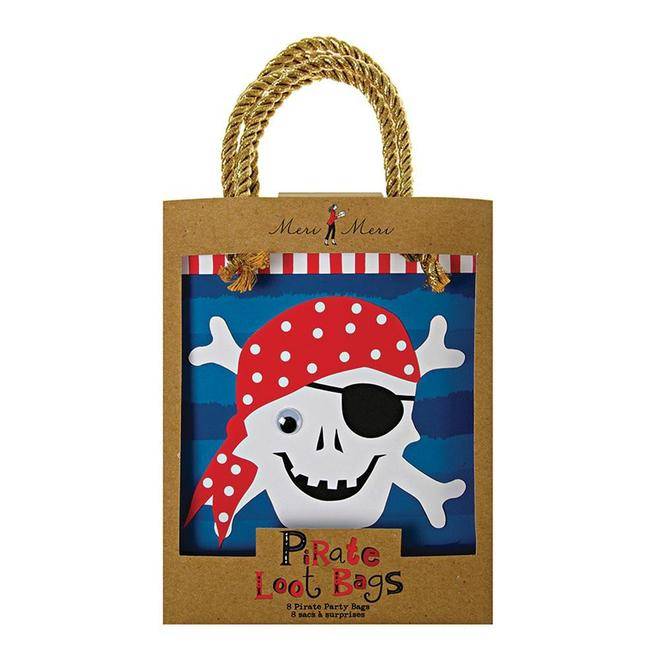 Piraten Party Taschen von Meri Meri bei Pilzessin - pilzessono.shop - zauberhafte Kinderdinge