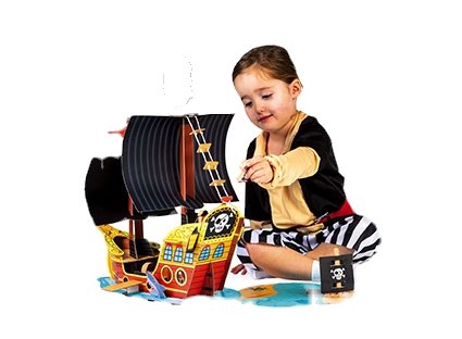 Piratenschiff mit Zubehör Story Spielewelt - pilzessono.shop - zauberhafte Kinderdinge