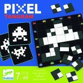 Pixel Tangram Logikspiel von Djeco für Kinder 6+ - pilzessono.shop - zauberhafte Kinderdinge